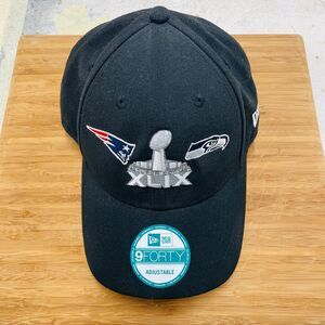 NWT Super Bowl XLIX Cap New England Patriots Vs Seattle Seahawks Adjustable NFL